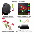 Artificial Lily Solar Garden Stake Lights