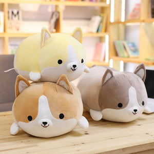 Cute Corgi Cartoon Pillow